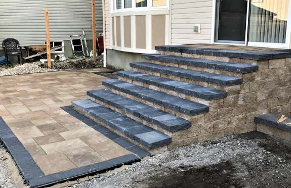 Custom Interlock Walkway & Stairs